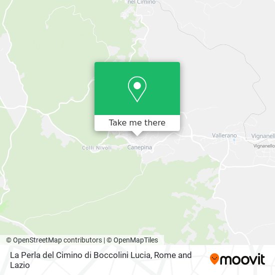 La Perla del Cimino di Boccolini Lucia map