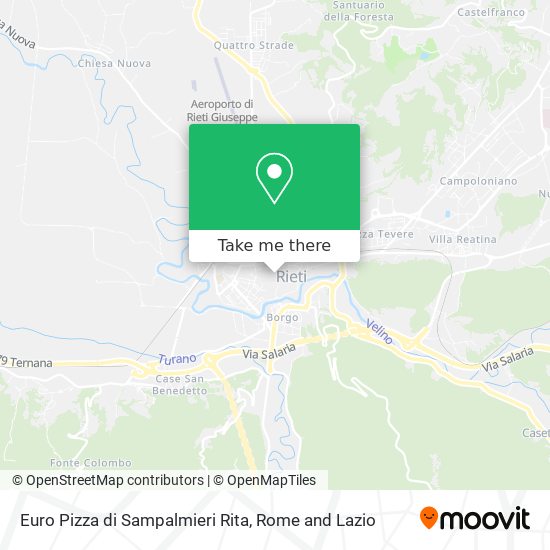 Euro Pizza di Sampalmieri Rita map