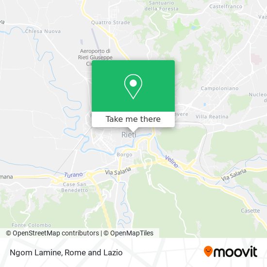 Ngom Lamine map