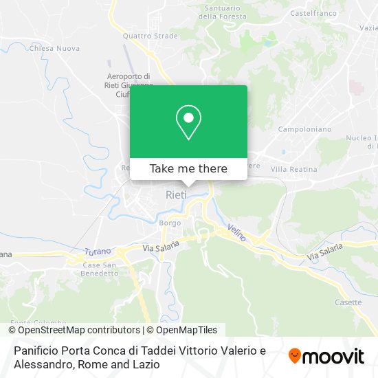 Panificio Porta Conca di Taddei Vittorio Valerio e Alessandro map