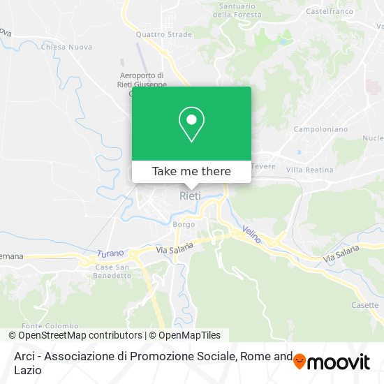 Arci - Associazione di Promozione Sociale map