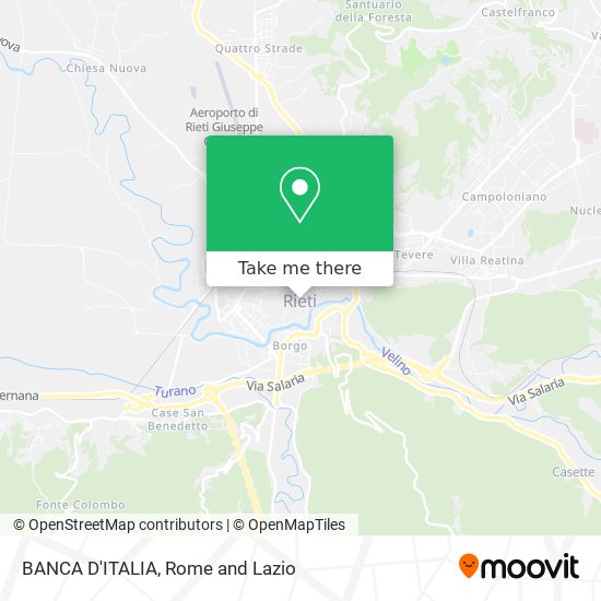 BANCA D'ITALIA map