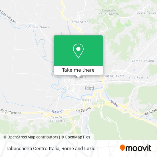Tabaccheria Centro Italia map