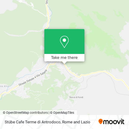 Stübe Cafe Terme di Antrodoco map