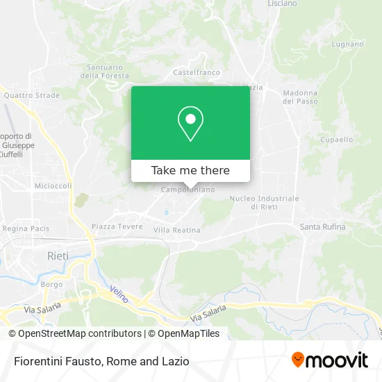 Fiorentini Fausto map