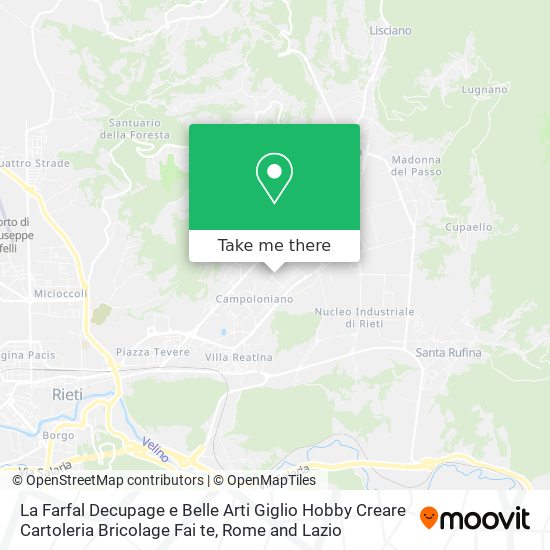 La Farfal Decupage e Belle Arti Giglio Hobby Creare Cartoleria Bricolage Fai te map