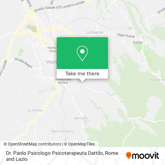 Dr. Paolo Psicologo Psicoterapeuta Dattilo map