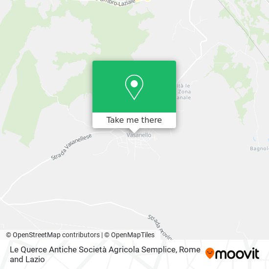Le Querce Antiche Società Agricola Semplice map