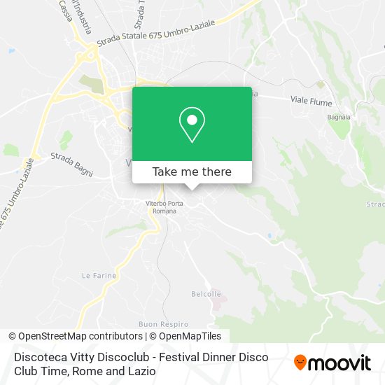 Discoteca Vitty Discoclub - Festival Dinner Disco Club Time map