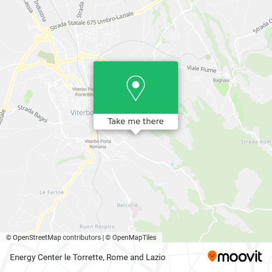 Energy Center le Torrette map