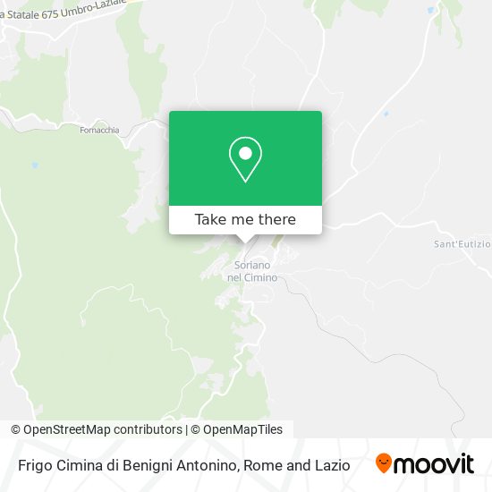 Frigo Cimina di Benigni Antonino map