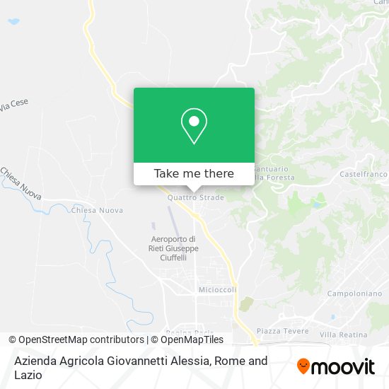 Azienda Agricola Giovannetti Alessia map