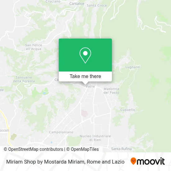 Miriam Shop by Mostarda Miriam map