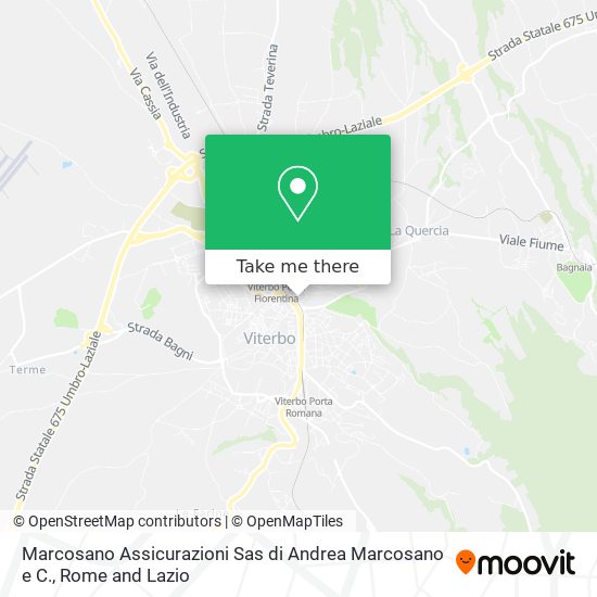 Marcosano Assicurazioni Sas di Andrea Marcosano e C. map