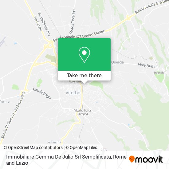 Immobiliare Gemma De Julio Srl Semplificata map