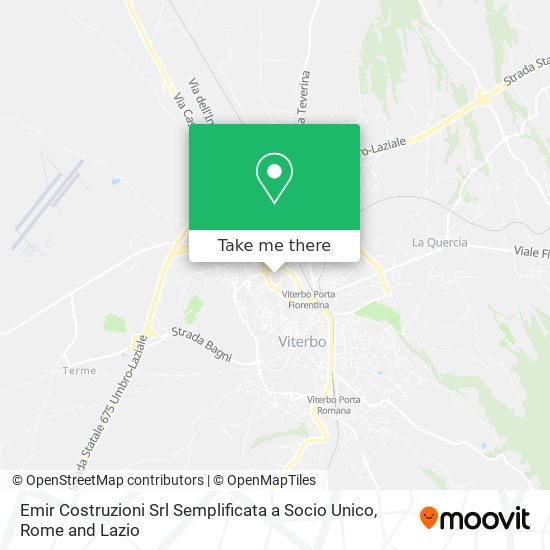 Emir Costruzioni Srl Semplificata a Socio Unico map