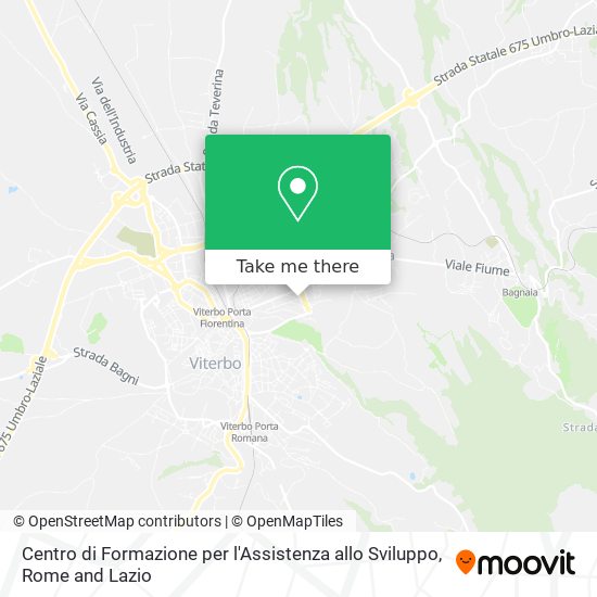 Centro di Formazione per l'Assistenza allo Sviluppo map