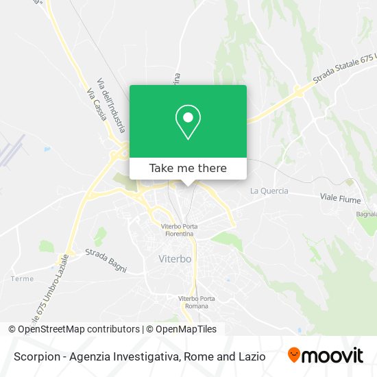 Scorpion - Agenzia Investigativa map