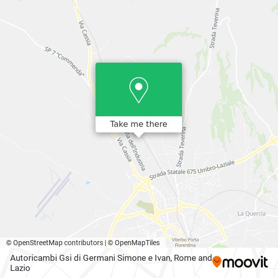 Autoricambi Gsi di Germani Simone e Ivan map