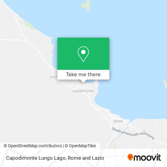 Capodimonte Lungo Lago map