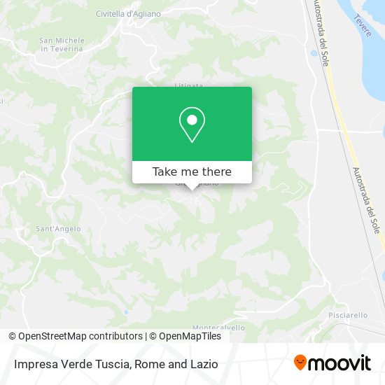 Impresa Verde Tuscia map