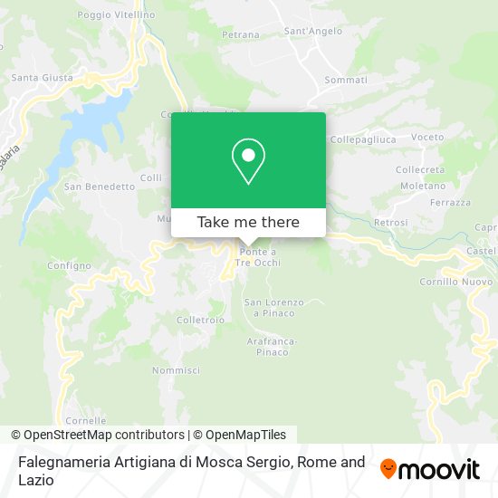 Falegnameria Artigiana di Mosca Sergio map