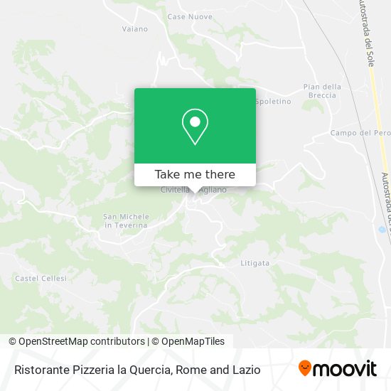 Ristorante Pizzeria la Quercia map