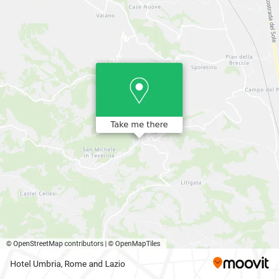 Umbria Hotel map