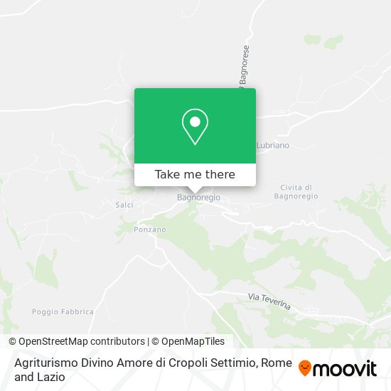 Agriturismo Divino Amore di Cropoli Settimio map