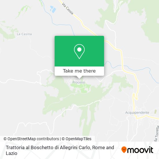 Trattoria al Boschetto di Allegrini Carlo map