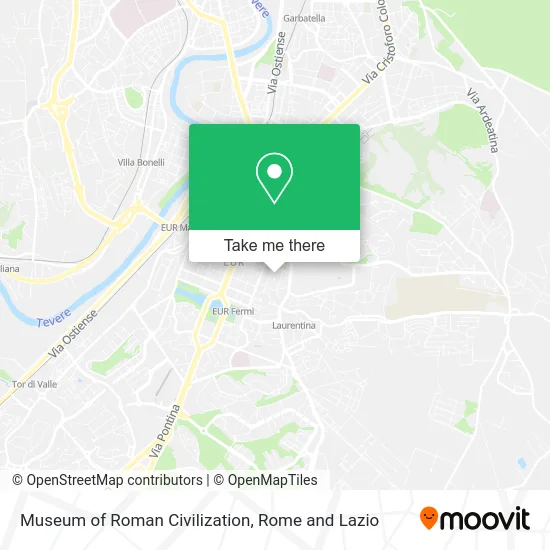 Museum of Roman Civilization map