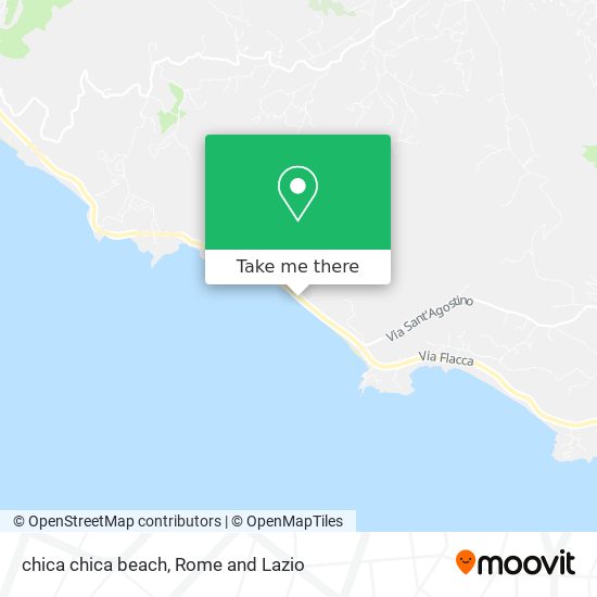 chica chica beach map