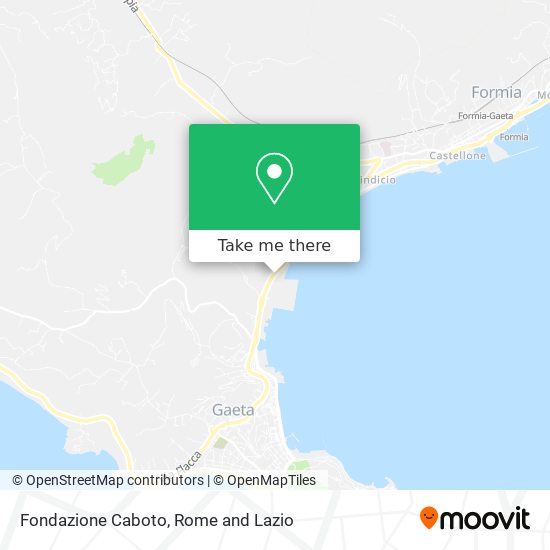 Fondazione Caboto map