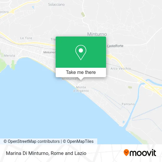 Marina Di Minturno map