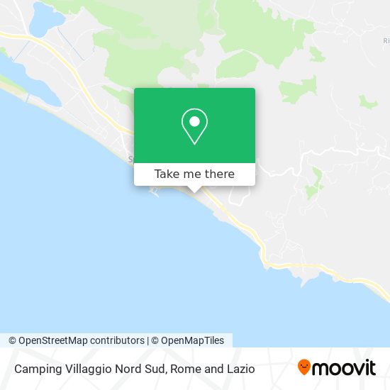 Camping Villaggio Nord Sud map