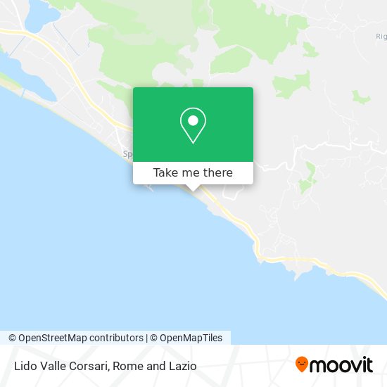 Lido Valle Corsari map