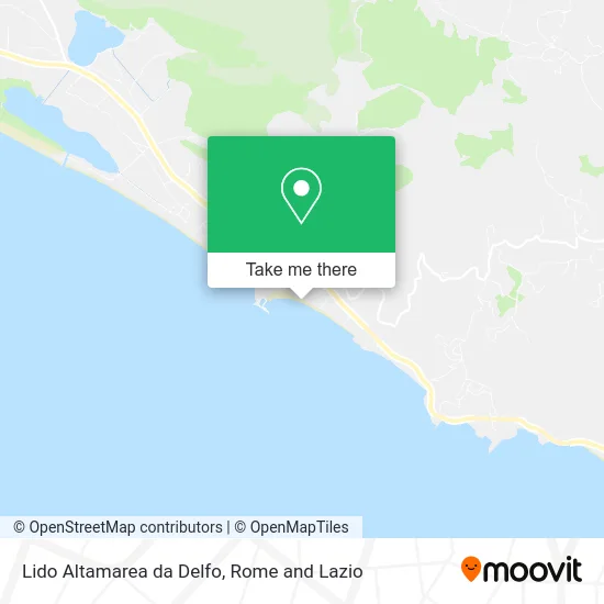 Lido Altamarea da Delfo map