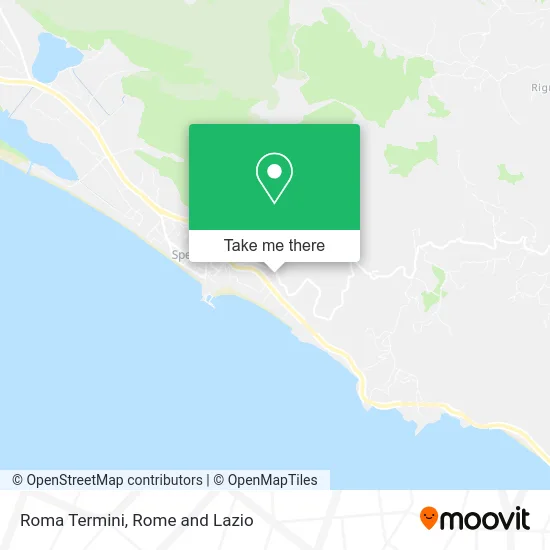 Roma Termini map
