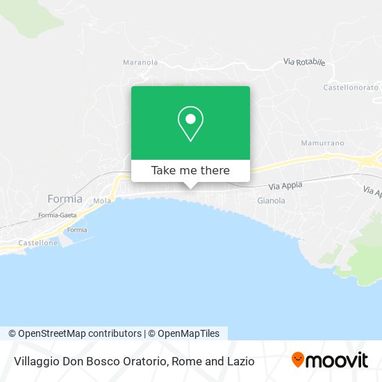 Villaggio Don Bosco Oratorio map
