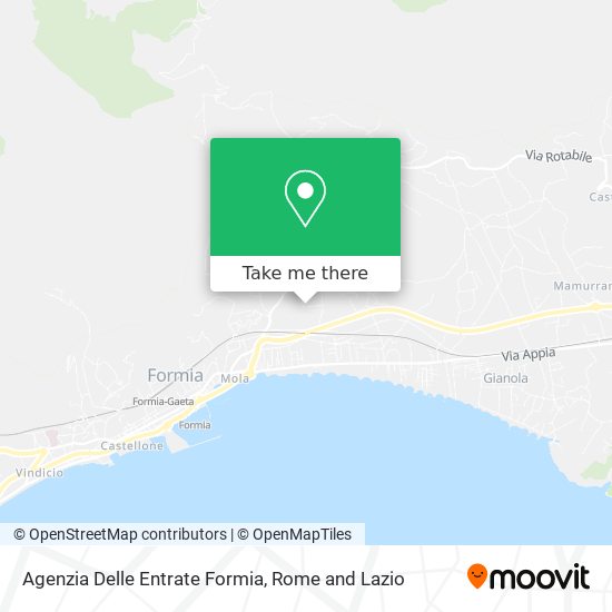 Agenzia Delle Entrate Formia map