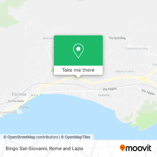 Bingo San Giovanni map