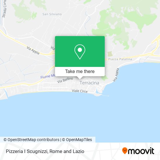 Pizzeria I Scugnizzi map