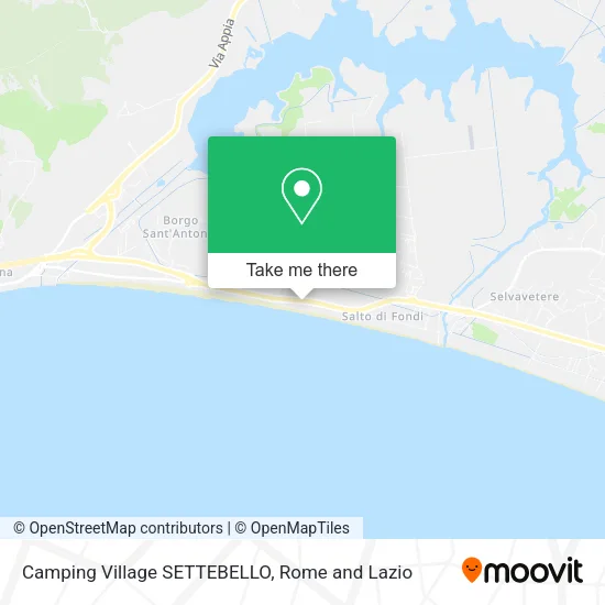 Camping Village SETTEBELLO map