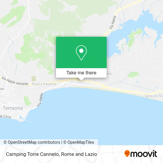 Torre Canneto Camping map