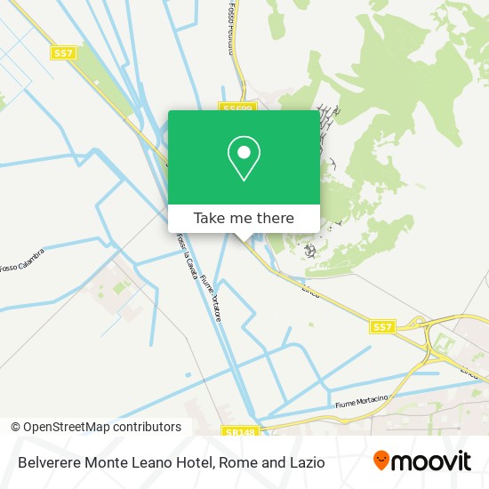 Belverere Monte Leano Hotel map