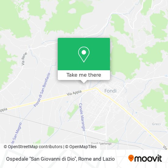 Ospedale "San Giovanni di Dio" map