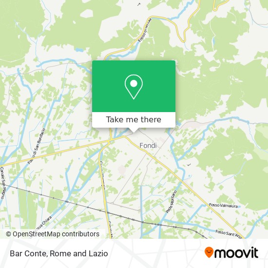Bar Conte map
