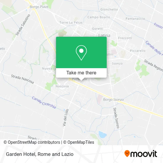 Garden Hotel map
