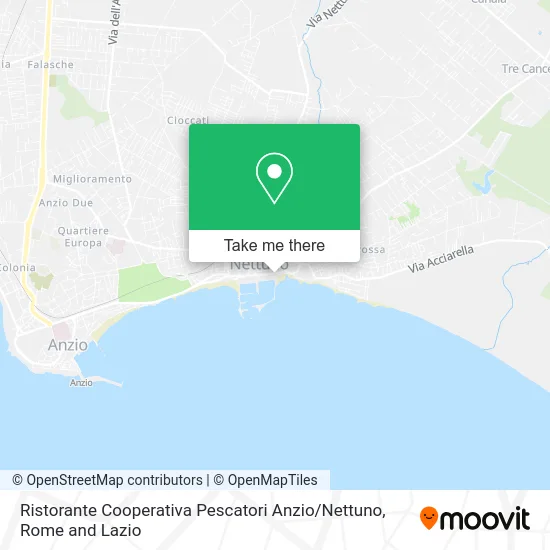 Fishermen Cooperative Restaurant Anzio / Nettuno map