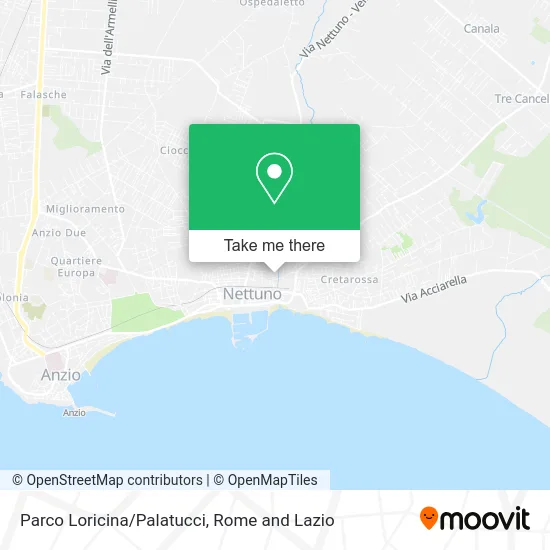 Loricina/Palatucci Park map